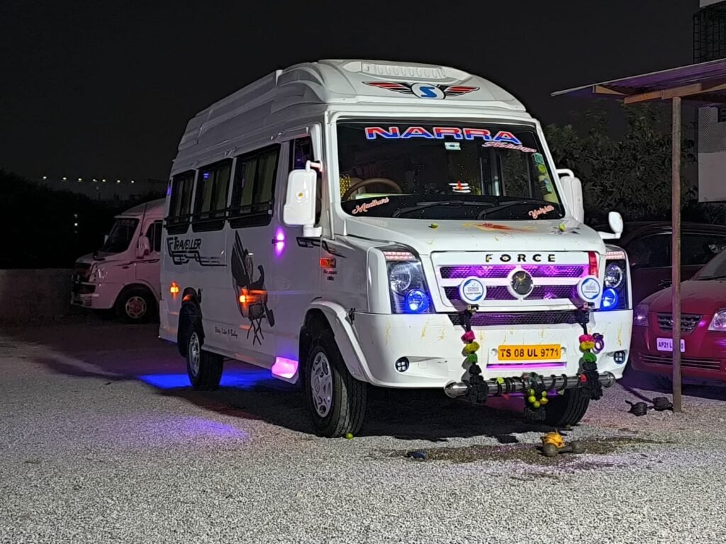 12 seater tempo traveller rent in hyderabad